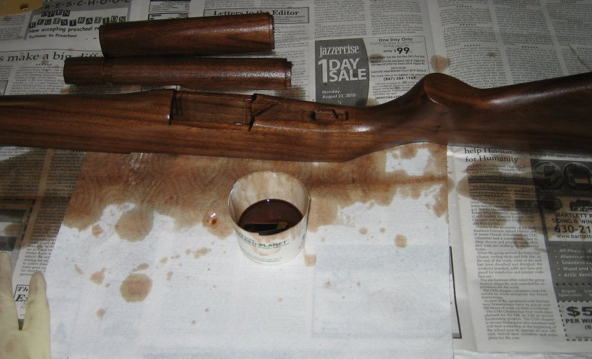 Gun stocks and Linseed oil? Gear